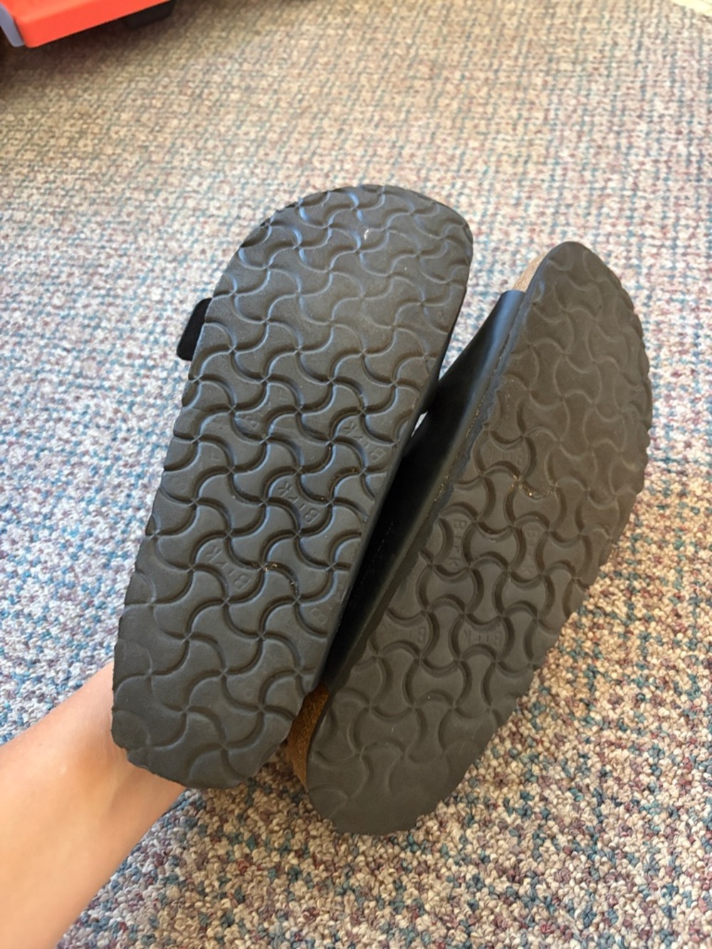 Birkenstock Black Double-strap Slide Sandals size 41 - Picture 6 of 6